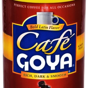Goya Foods 100% Pure Latin Coffee, Rich, Dark & Smooth, 10 Ounce Can