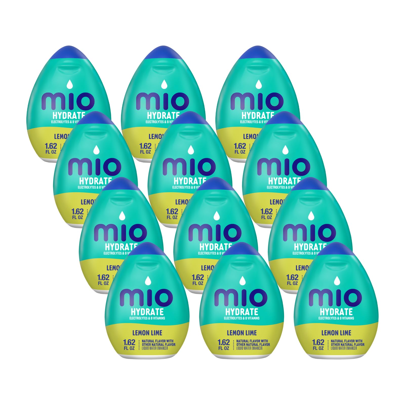 Mio Sport Liquid Water Enhancer, Lemon Lime, 1.62 Oz. (Pack Of 12)